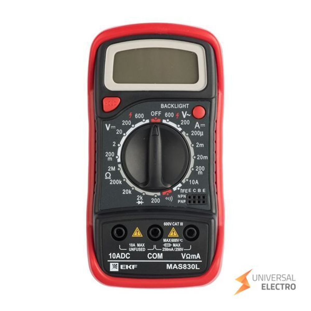 Мультиметр цифровой MAS830L EKF Expert