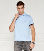 Поло Tommy Hilfiger - голубой(MW0MW35588)