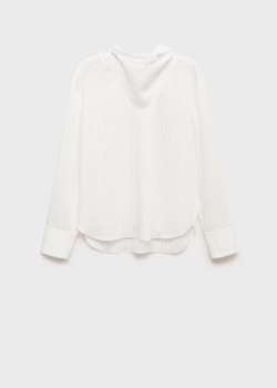 Блузка в полоску с платком