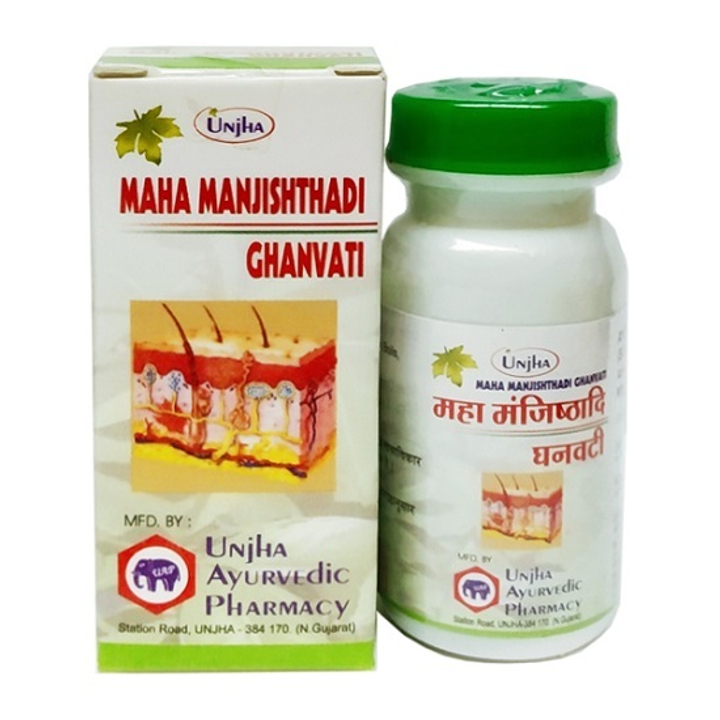 БАД Unjha Maha Manjishthadi Ghanvati Маха Манжиштади Гханвати 40 таб