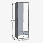 Омега 18 Шкаф для белья