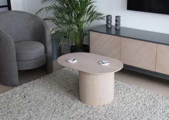 Столик Type овальный, основание D 39 см (натуральный дуб)