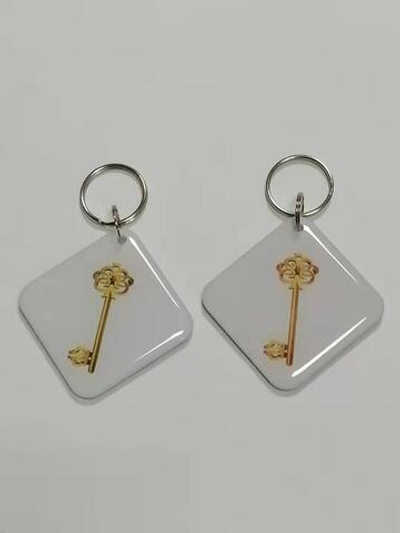 Прокси RFID h2 T5577 (125Khz) Ключ квадрат белый 40*40мм арт.15212