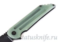 Нож Hoback Kwaiback MK6 Titanium Green G10 M390 DLC Blackфотография - 3