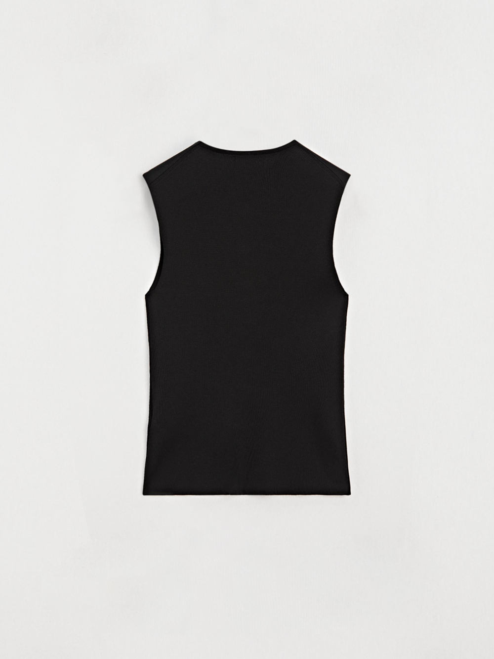 Massimo Dutti Жилет без рукавов, черный