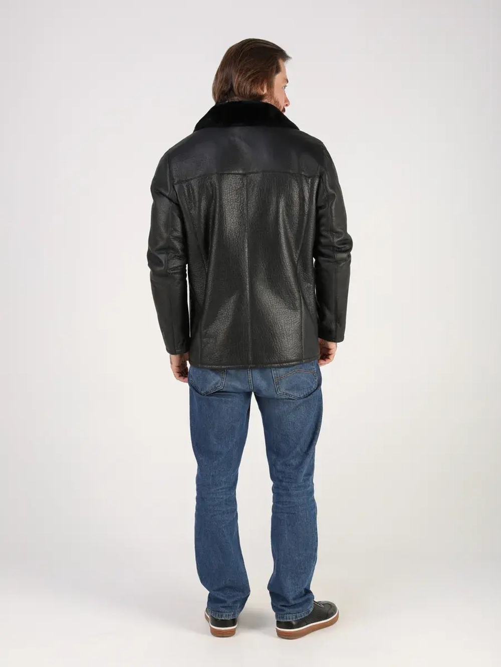 Дубленка зимняя натуральная куртка косуха