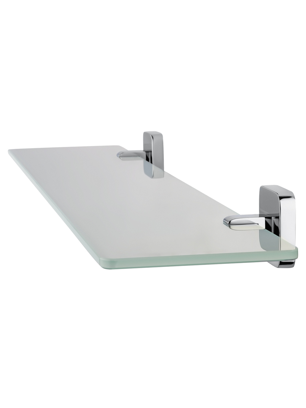 Стеклянная полка для ванной WONZON & WOGHAND STILL, Хром (WW-6627)