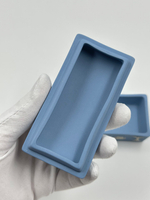 Шкатулка Wedgwood голубая прямоугольная