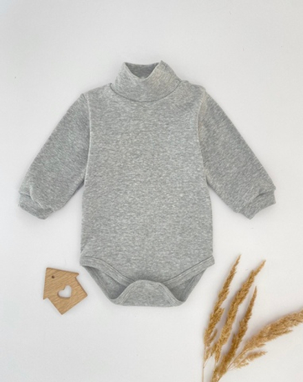 Боди-водолазка (сер.меланж)