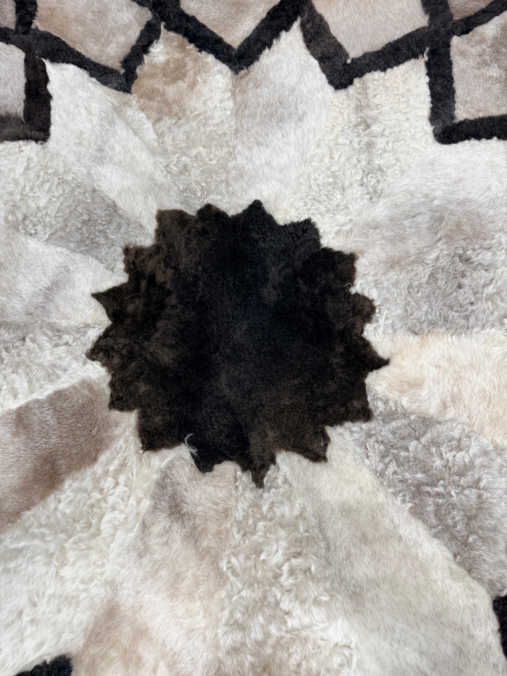 Ковер шкура натуральная овчина меховой