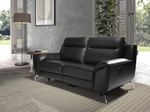 Диван-кровать 2-х местный с реклайнером 6193/KM5088-2P-T541040 черная кожа