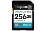 Карта памяти Kingston SDXC Canvas Go Plus Class 10 UHS-I U3 V30 (200/160MB/s) 256GB