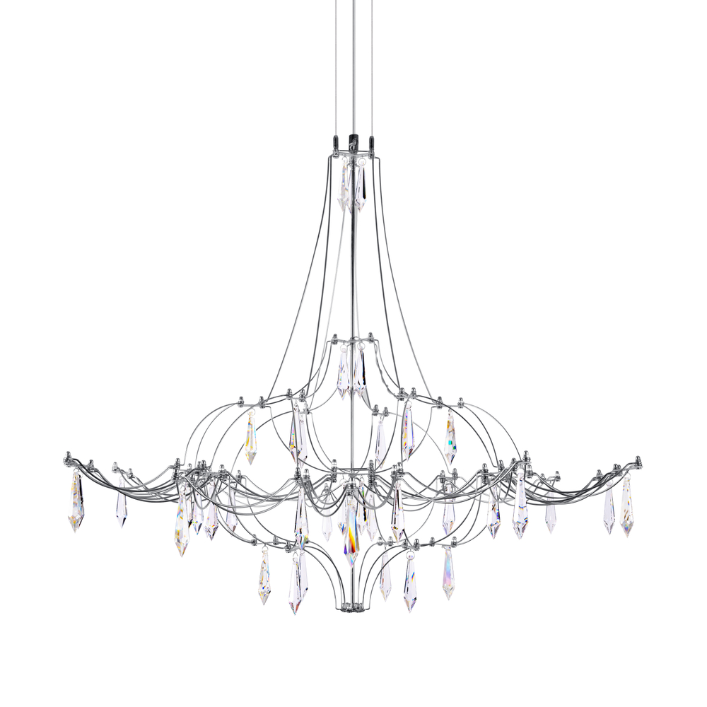 Подвесная светодиодная люстра Loft It Mira 10588/800 Silver Asfour