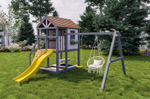 Детский домик с качелями "Прованс-2"