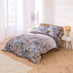 Постельное белье 1.5 спальное Estella Leandra 7593-020 lilac сиреневое