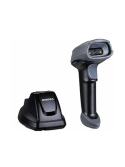 MINDEO CS2291-HD Сканер ШК {ручной, 2D имидж, 433MHz, серый; CS2291 2D HD, зарядно-коммуникационная база, USB}