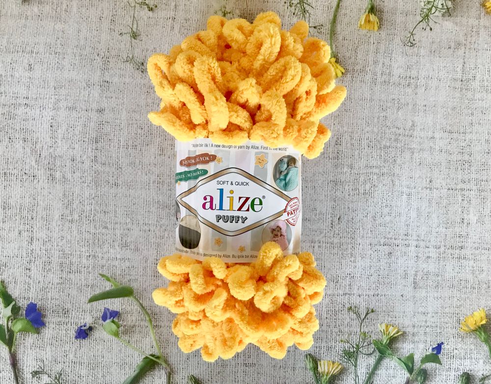 ALIZE &quot;Puffy&quot;, 216 жёлтый