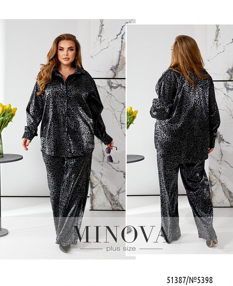 Костюм 5398-черный Minova