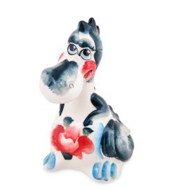 ГЛ- 891 Фигурка «Дракон» цв. (Гжельский фарфор)