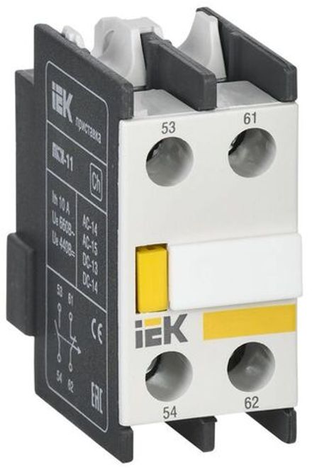 Приставка контактная ПКИ-20 доп. контакты 2НО KARAT IEK KPK10-20