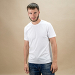 Футболка Белая ПРЕМИУМ (цвет 0101) ХЛОПОК 180гр, M (48)