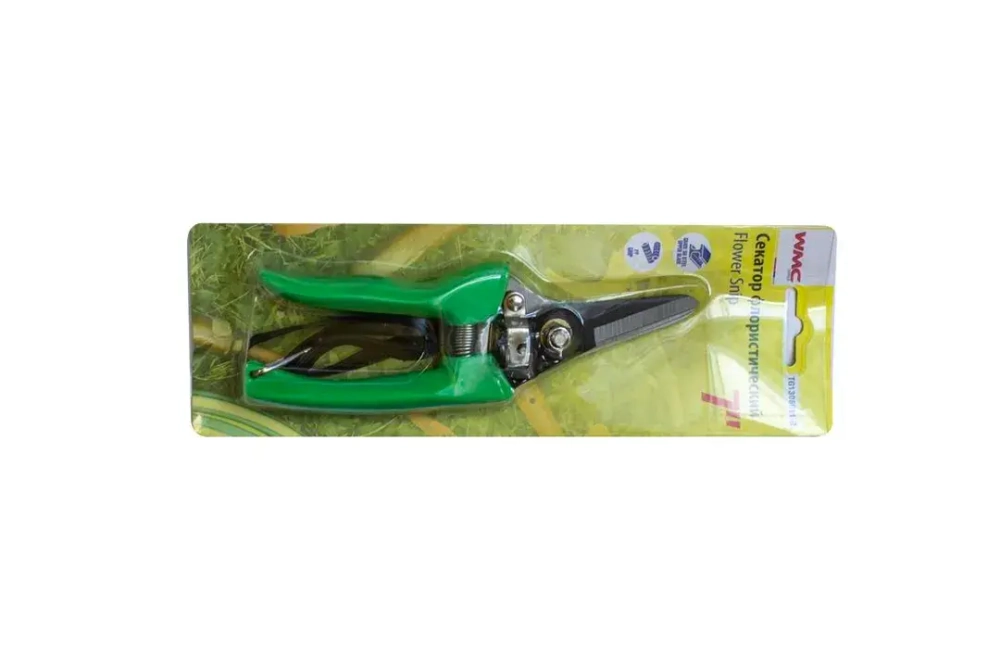 Секатор флористический (L-175мм),в блистере WMC TOOLS WMC-TG1306011-B
