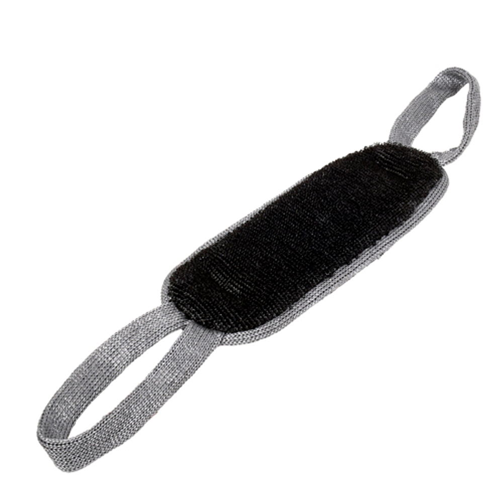 Мочалка Банные штучки Мужская двустор из полипроп 37х13см (57х13см с ручками), medium/hard/30 40175