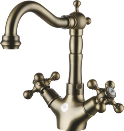 09012-D Смеситель  для умыв. БРОНЗ "GANZER"  (10/1шт)