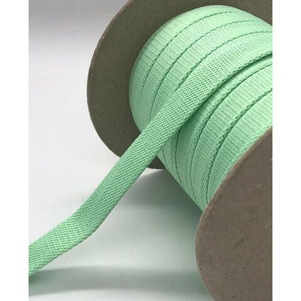 Шнур плоский полиэфир 12-15мм цв.Яблочно-зеленый
