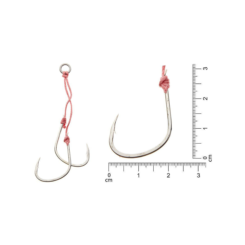 Крючок двойной HIGASHI Double assist hook DAH34 #1/0