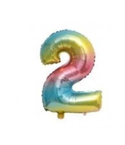 Шар цифра №2 Градиент