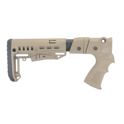 Пластиковый приклад МР-155, МР-135, DLG Tactical. Черный