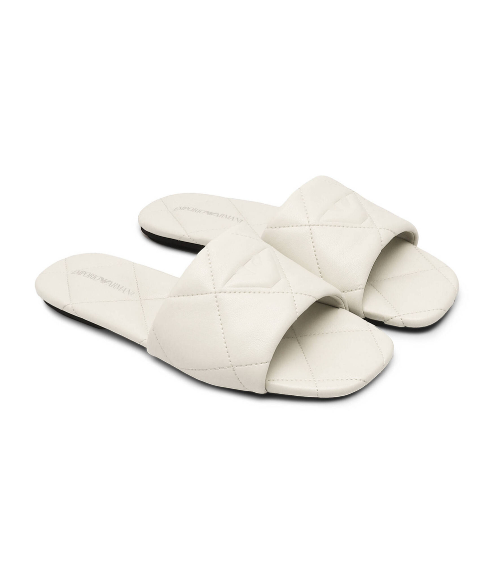 Шлепанцы Emporio Armani - экрю(X3P826 XF770)