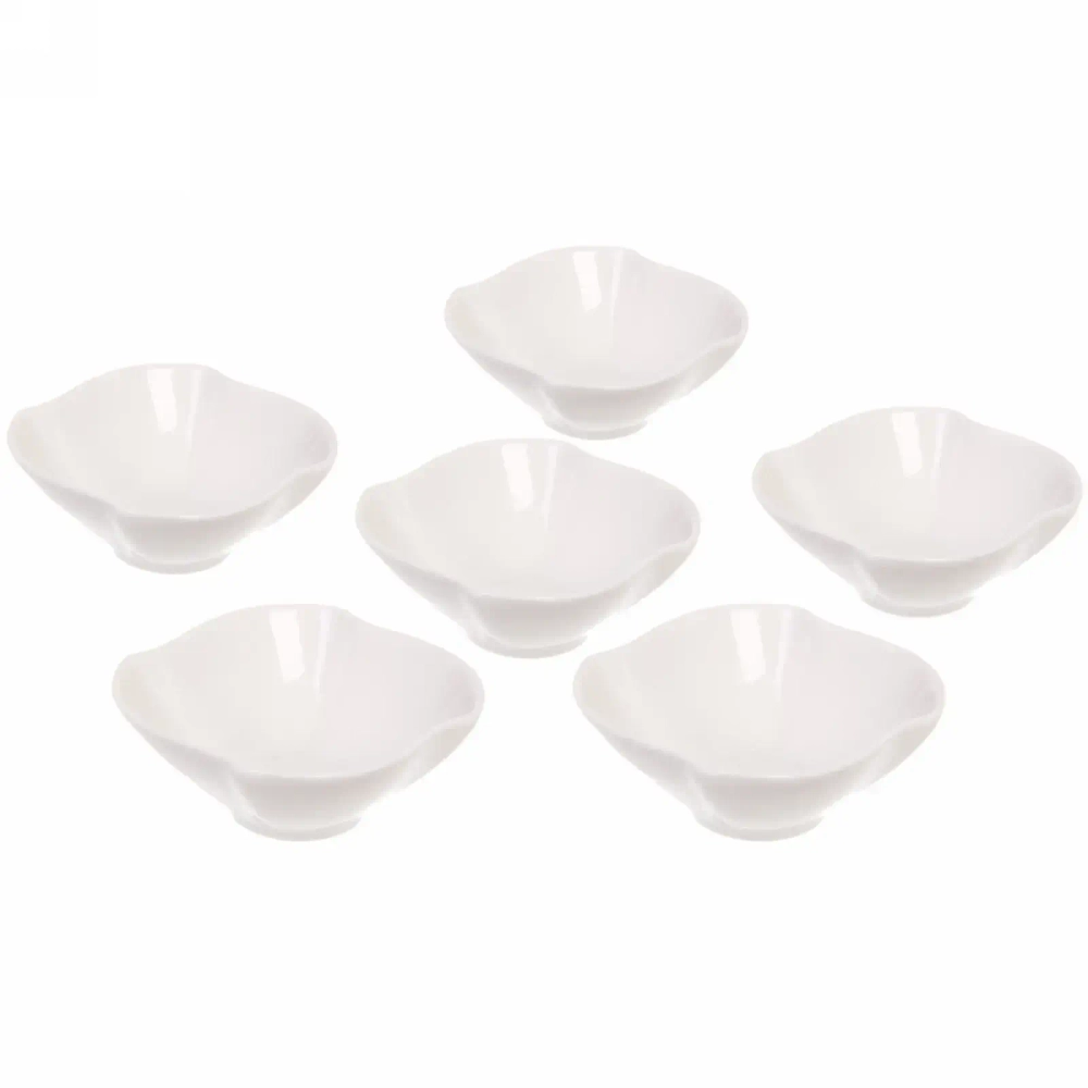 Набор соусников «White magic» 6шт «Квадрат» мягкий 100мл