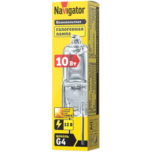 Лампа Navigator 94 209 JC 10W clear G4 12V 2000h