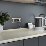 Умный сенсорный терморегулятор для теплого пола (черный)