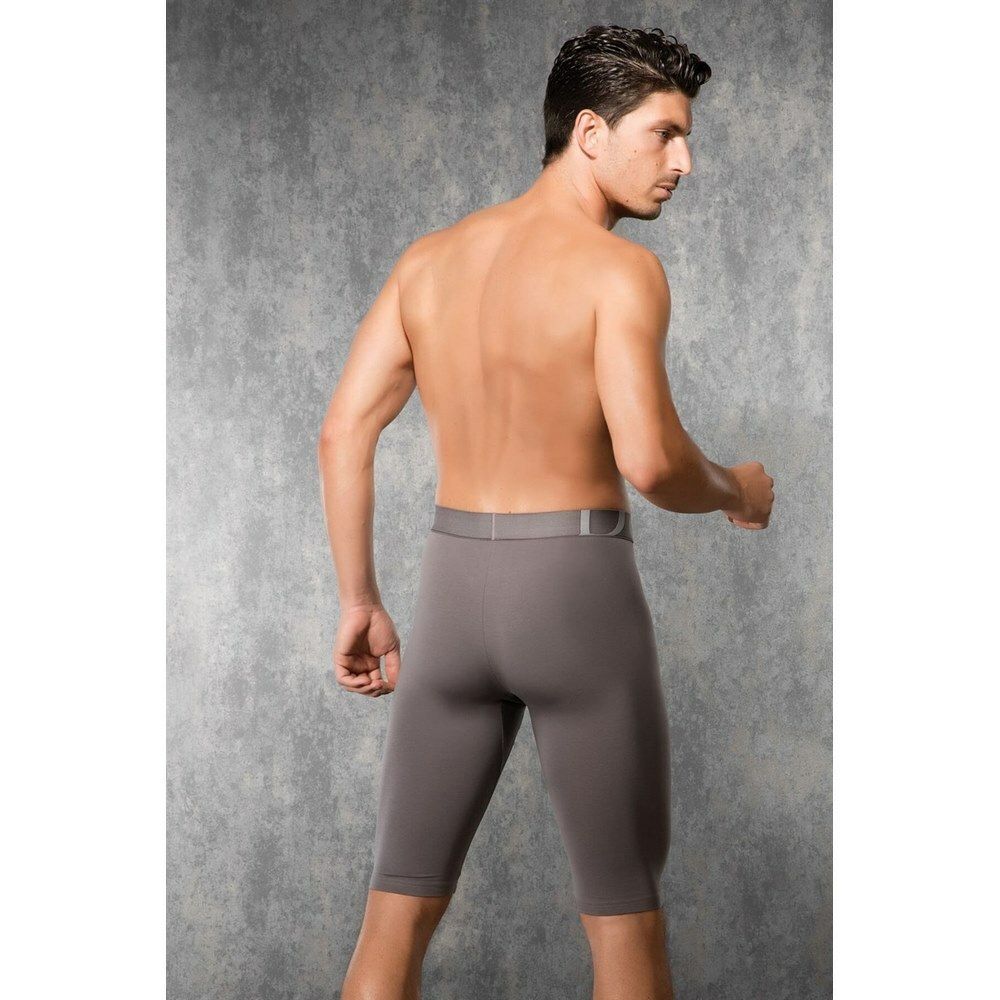 Мужские трусы боксеры удлиненные темно-серые Doreanse 1785