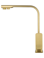 Смеситель для кухни c подключением фильтра WONZON & WOGHAND, Брашированное золото (WW-88458004-BG)