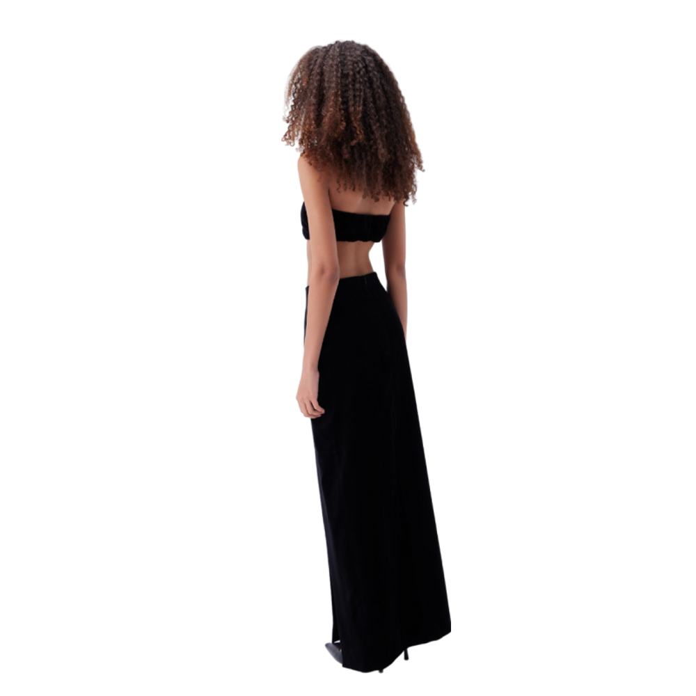 Бархатный топ-бандо