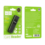 Картридер HOCO HB20, USB 3.0, 012140 Черный