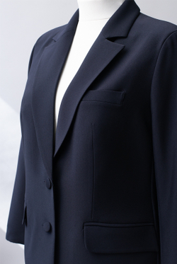 Жакет женский 3561зп, Тёмно тёмно син #70ТТСи043561зп