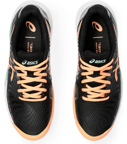 Женские  кросовки для Padel Asics Gel-Challenger 14 Padel - black/bright sunstone