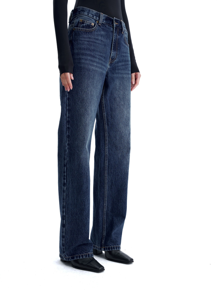 Джинсы "Basic Blue" прямые