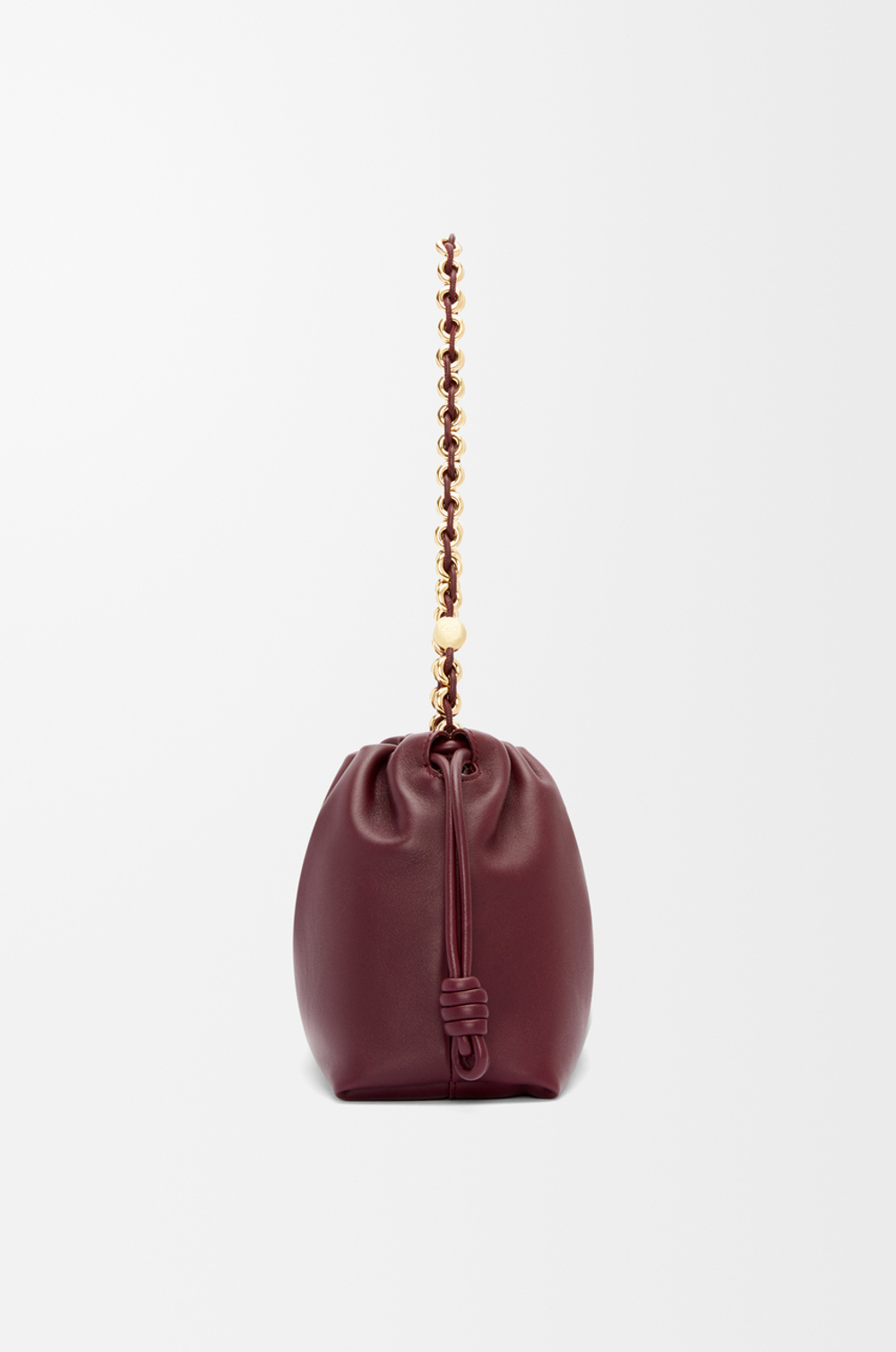Loewe Сумка Flamenco среднего размера из мягкой кожи ягненка наппа, бургунди