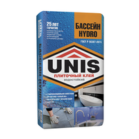 Плиточный клей UNIS Hydro, Юнис бассейн 25 кг.