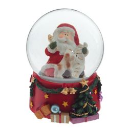 GAEM Фигурка декор в стекл шаре "Дед Мороз", D6 см, L6 W7 H8,5 см