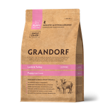 GRANDORF сухой корм для щенков от 3-х недель, беременных и кормящих сук "Ягнёнок, индейка и бурый рис"