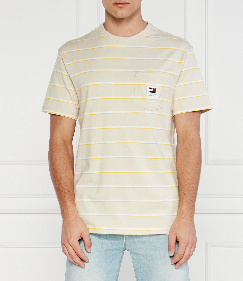 Футболка Tommy Jeans - бежевый(DM0DM18659)