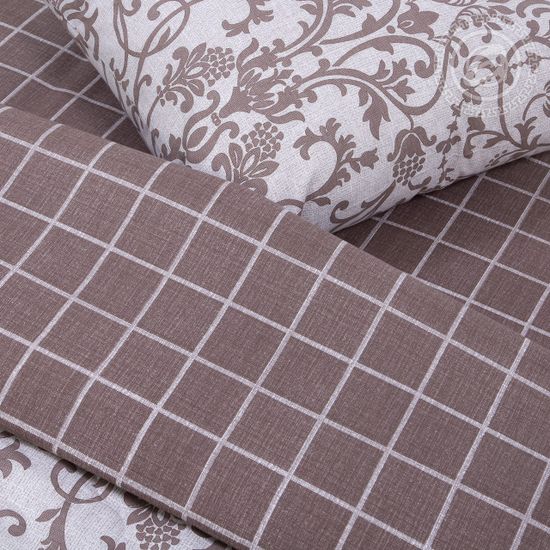 Евро комплект постельного белья Шик бязь Зима-Лето