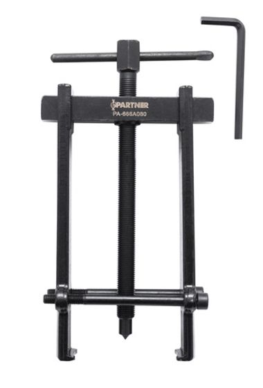 Съемник двухлапый усиленный с фиксацией стяжными болтами (? захвата: 35-80мм) Partner PA-666A080